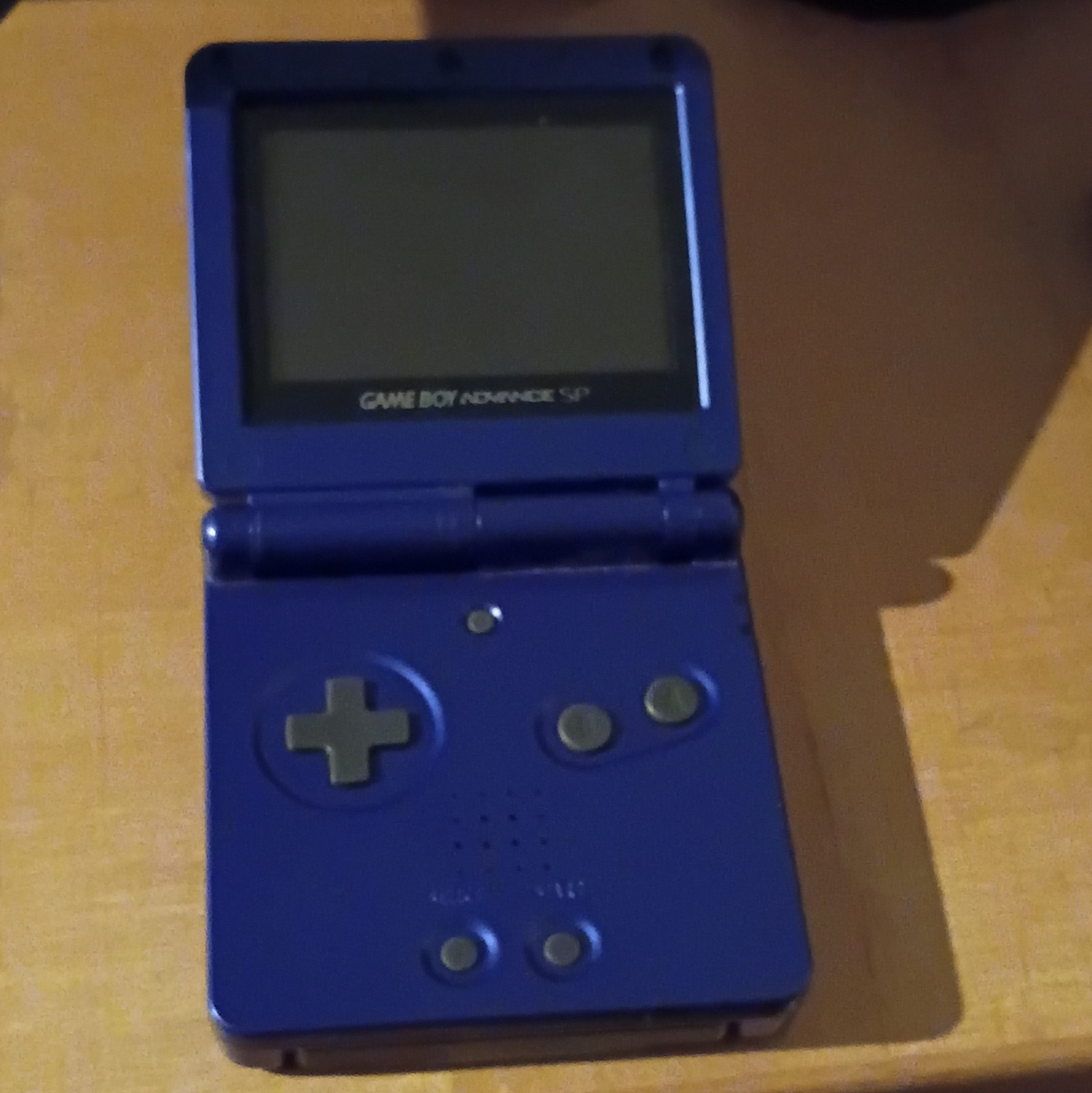 Nintendo Game Boy Advance SP AGS-001 Blue Handheld Console w/ Charger NTSC-U/C