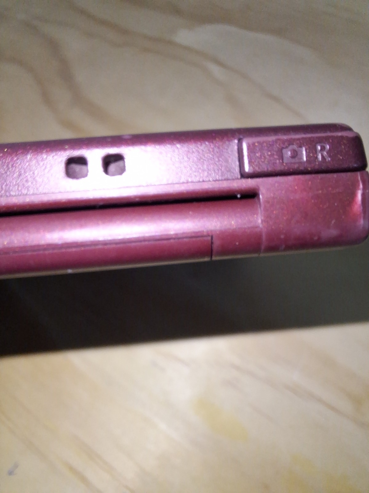 Nintendo DSi XL Console Burgundy Maroon Red USA MODEL Tested/Working!