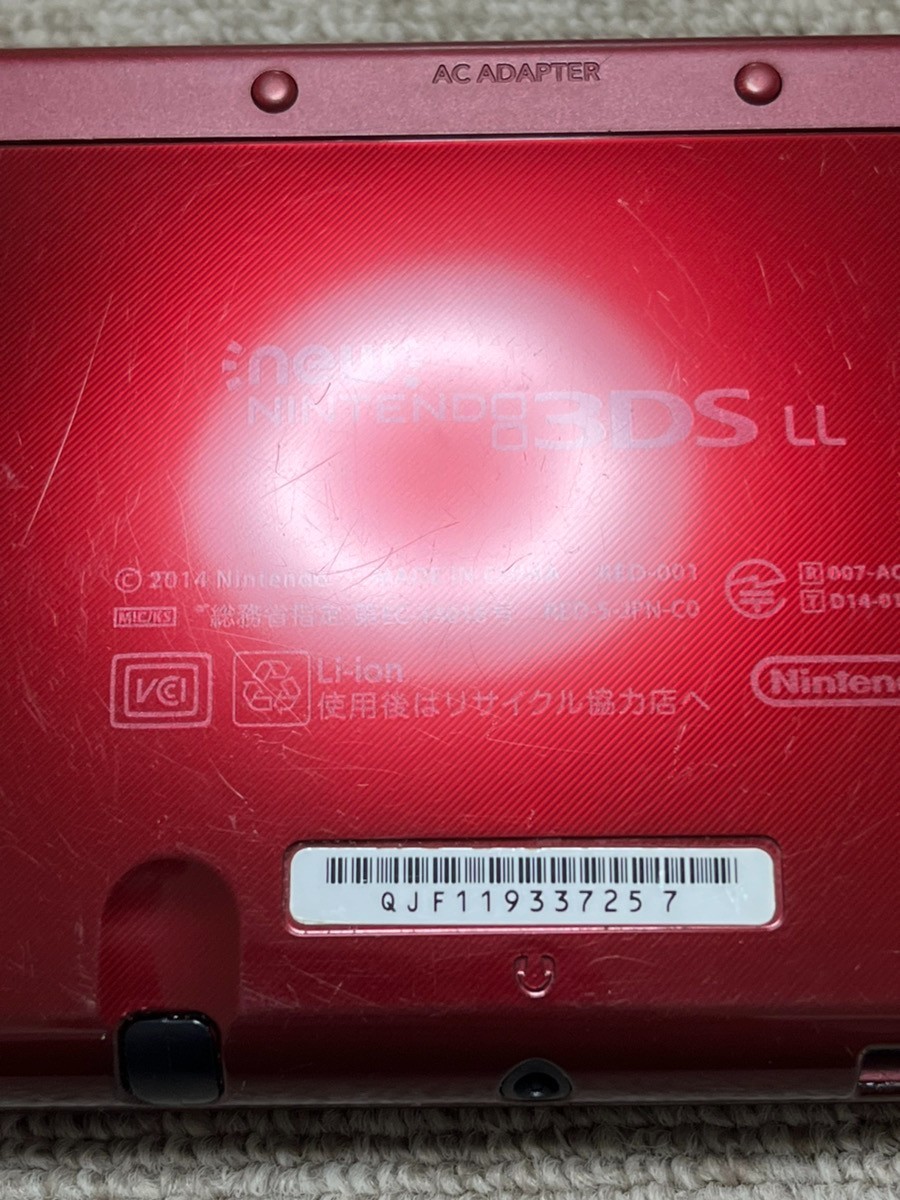 New 3DS LL XL Metalic red Japan Nintendo Console region Japanese B9