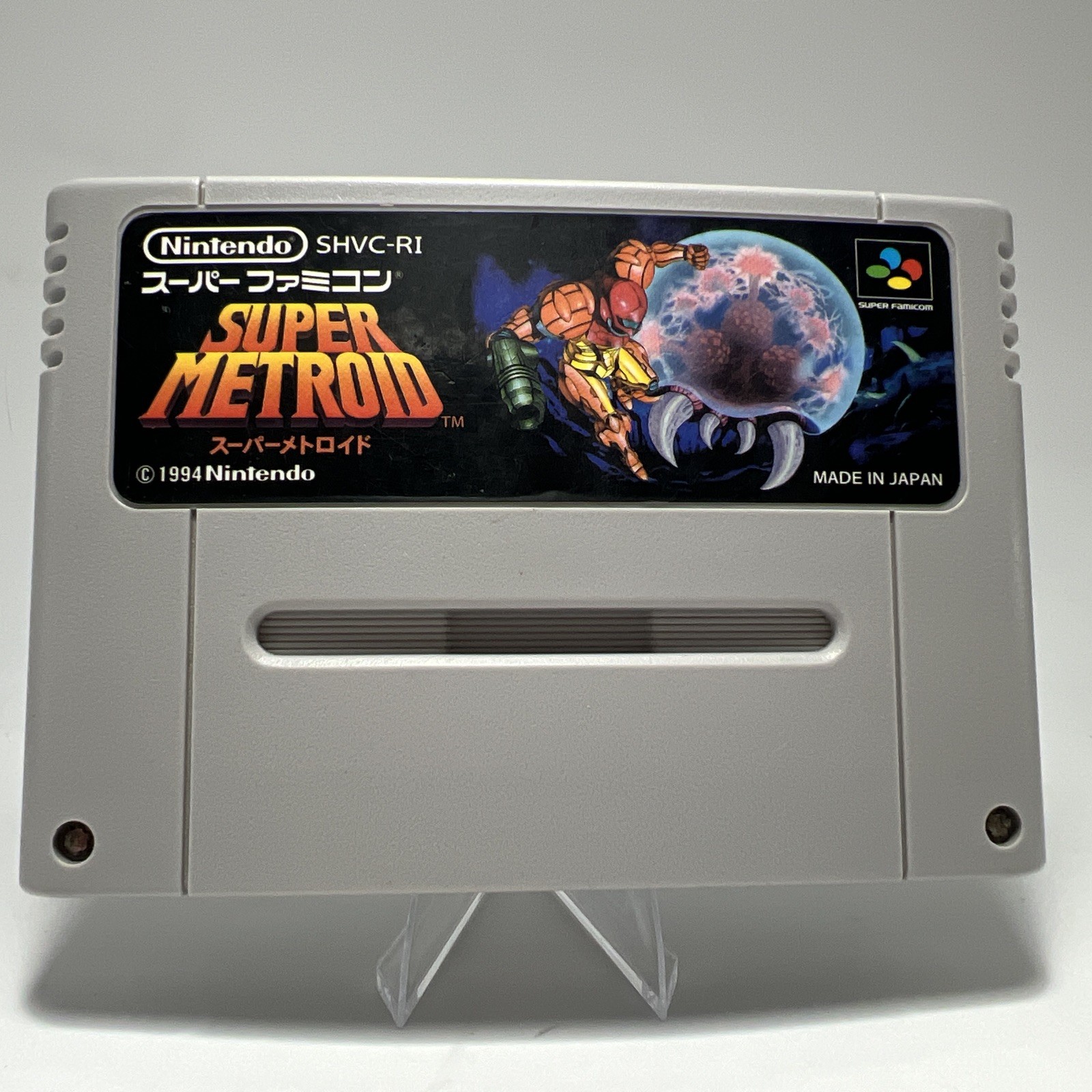 Japan GAME Super Nintendo Entertainment System SNES soft Super Metroid very rare