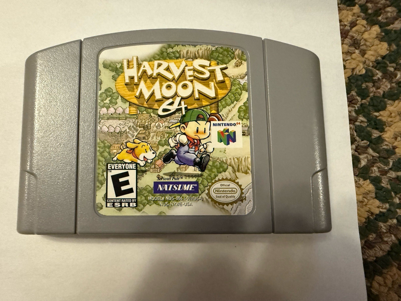 Harvest Moon 64 Nintendo 64 N64 Authentic Cartridge OEM