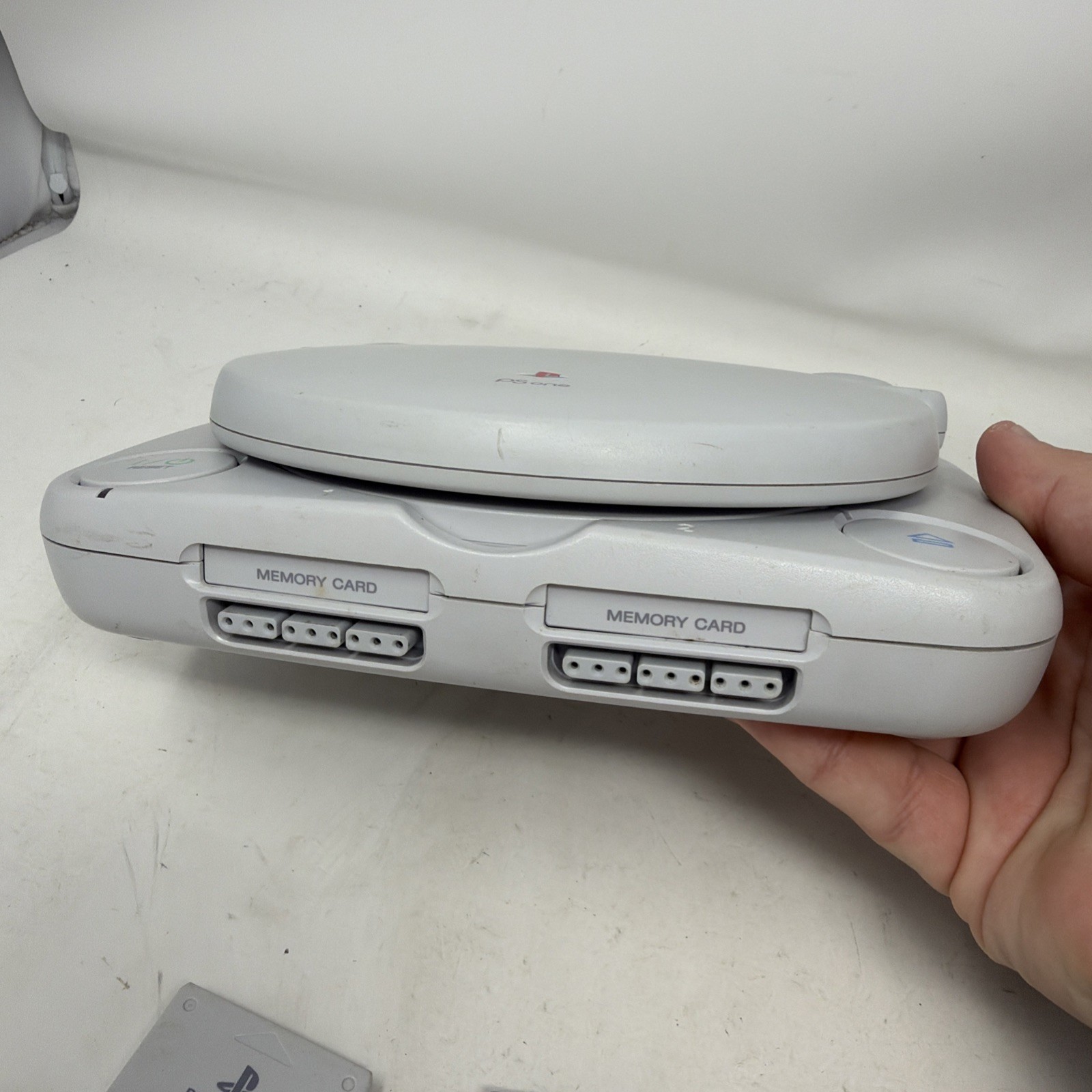PSOne Console & LCD Screen Bundle Controller & Cords Tested Works SEE PICS