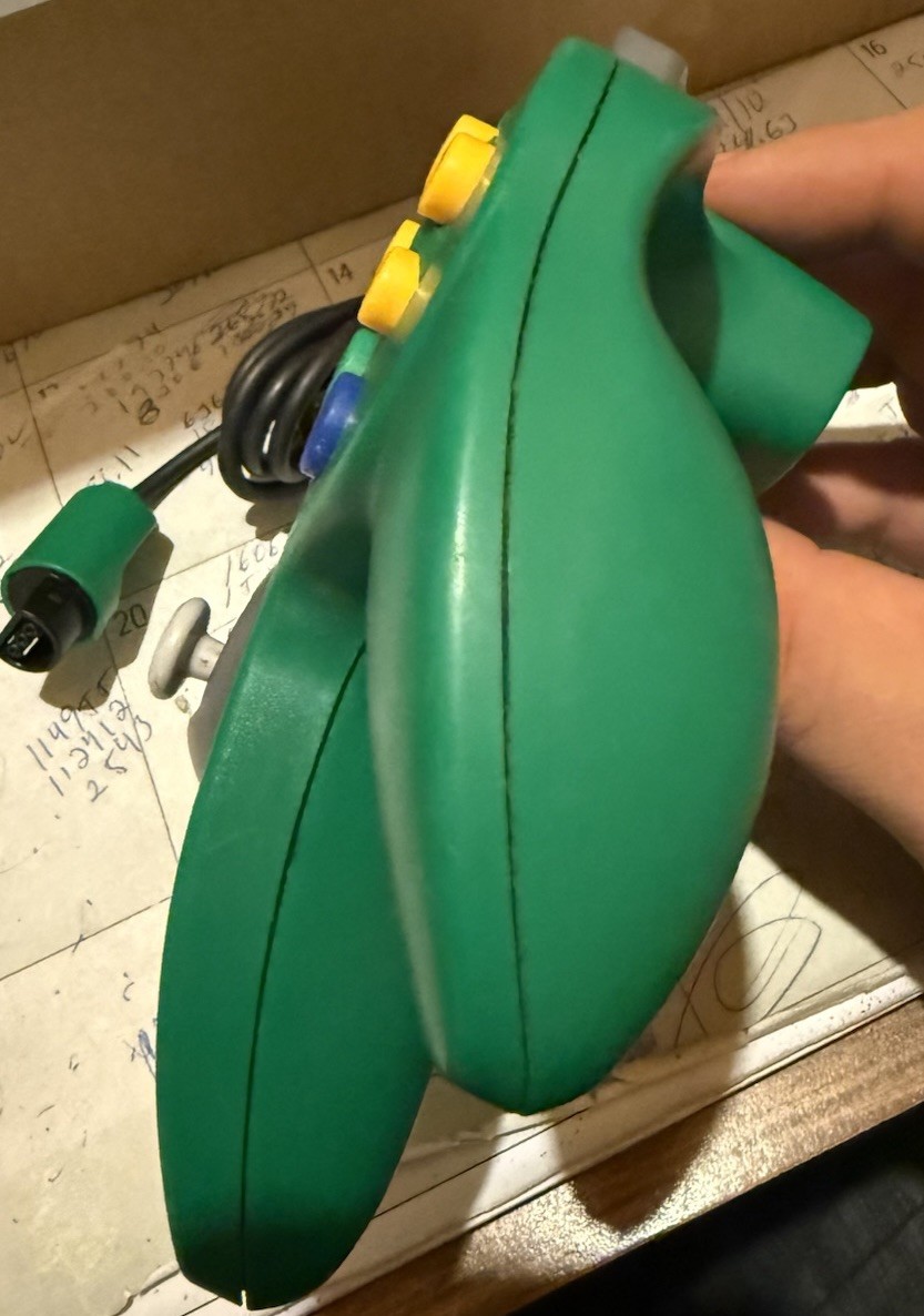 OEM Nintendo 64 N64 Green Controller NEW STICK (READ DESCRIPTION)