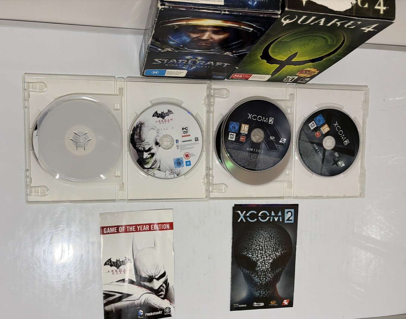 PC CD-Rom Game Bundle – 7 x Fans Toal – Rated M, MA15+ & R18+ – Some Manuals