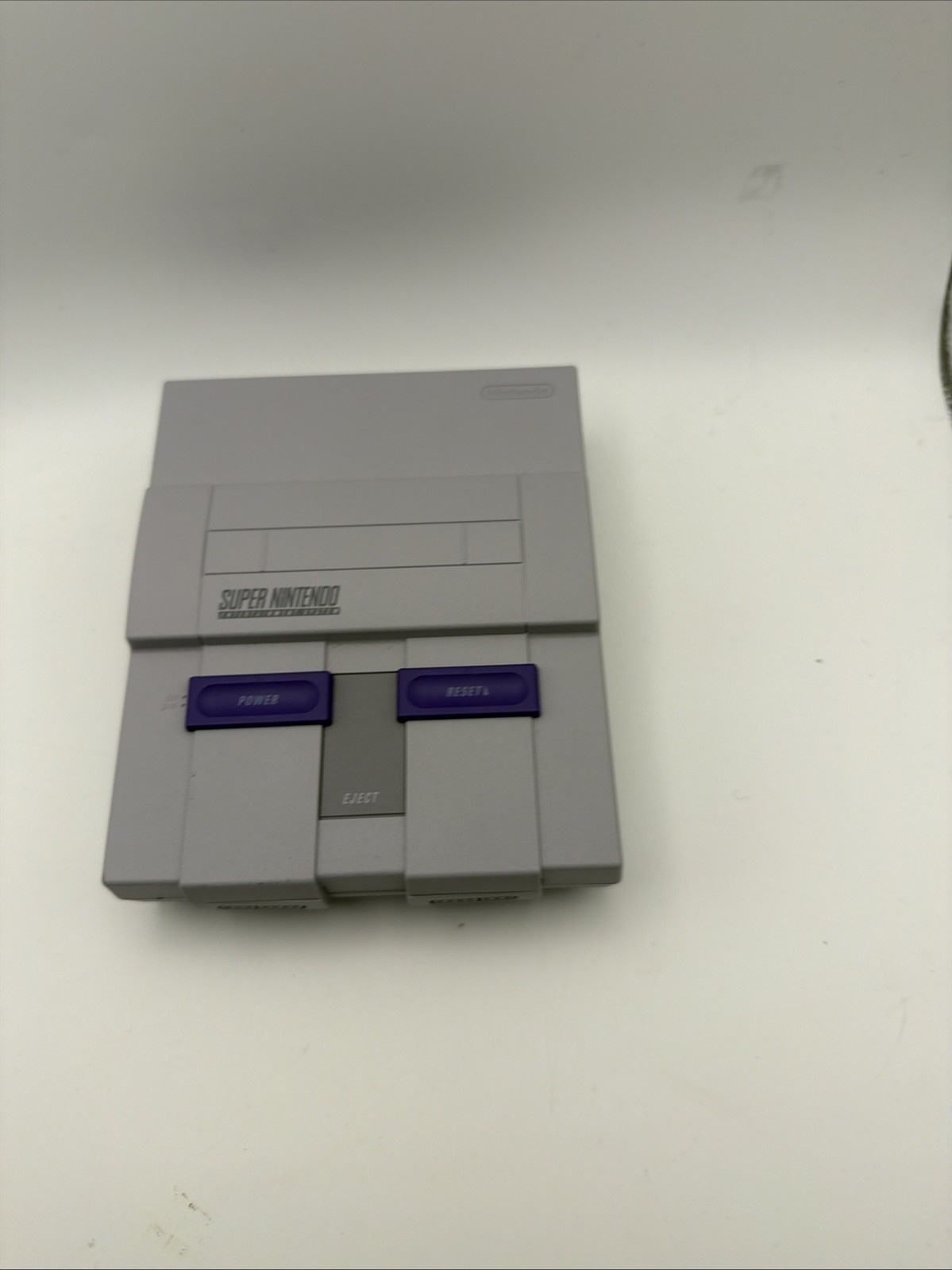 Nintendo Super NES Classic Edition Gaming Console – Grey W/ 2 Controllers Tested