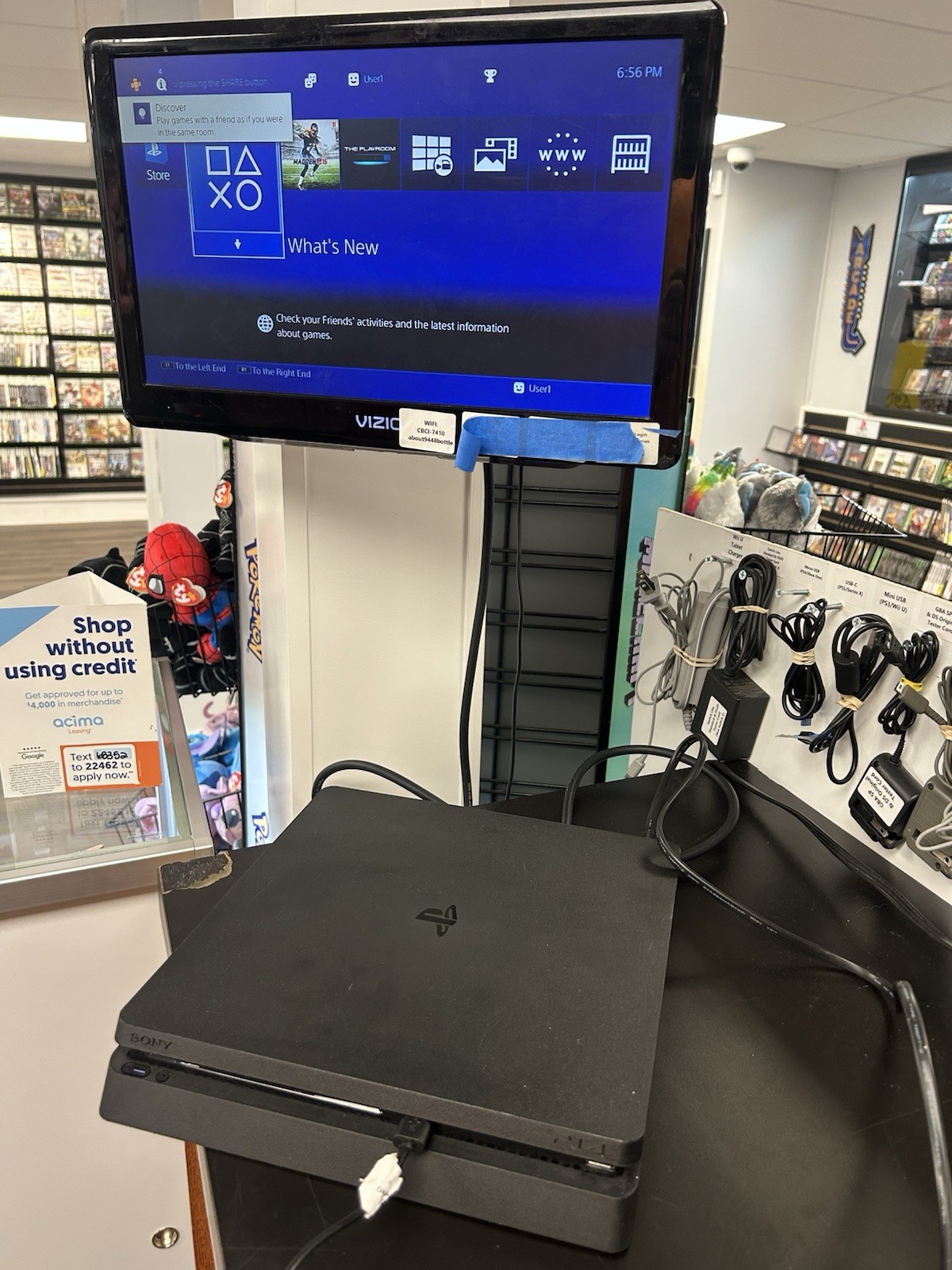 Sony PlayStation 4 PS4 Slim 1TB Console – Tested/Working! No Controller