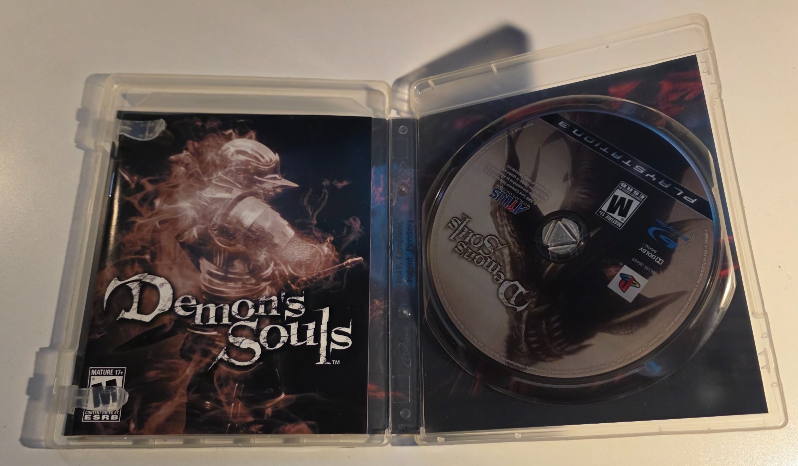 Demons Souls PlayStation 3 PS3 Complete In Box CIB(cleaned and tested working)