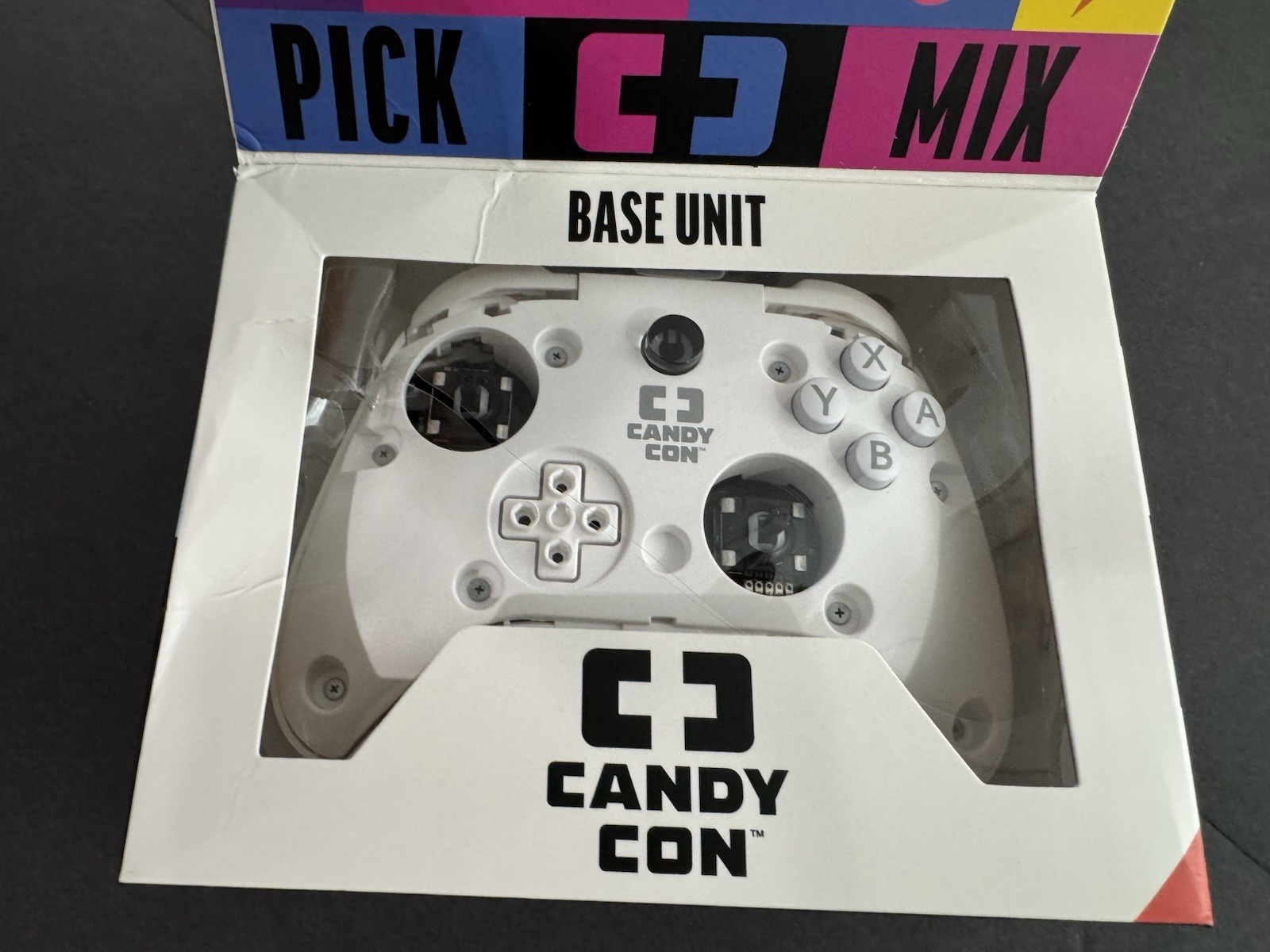 Candy Con Base Unit White Wireless Bluetooth Controller Switch PC NEW