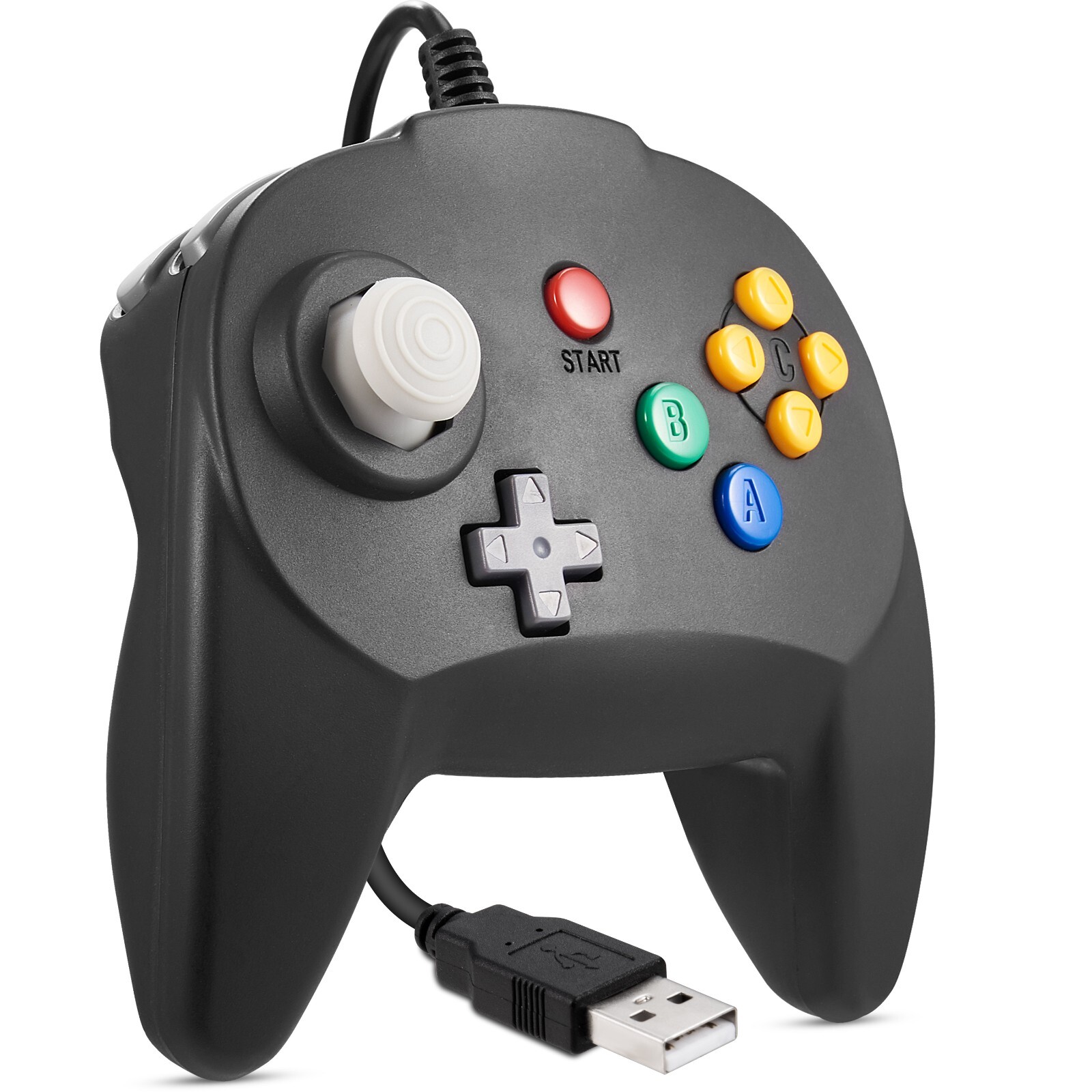 Wired USB N64 Controller Gamepad Joypad for Switch Windows PC MAC Raspberry Pi
