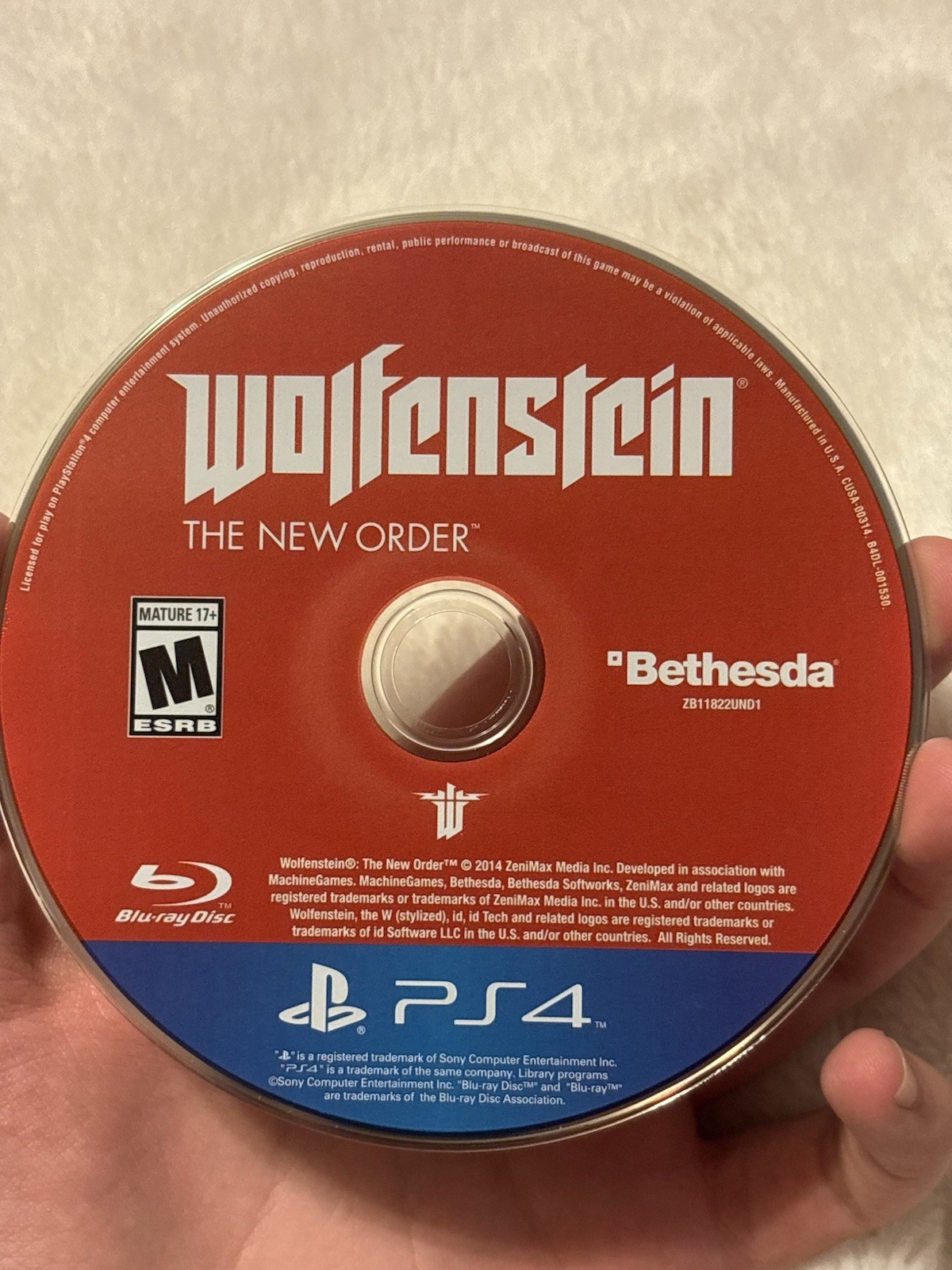 Wolfenstein II: The New Colossus & The New Order PS4 2 Game Bundle Lot CIB