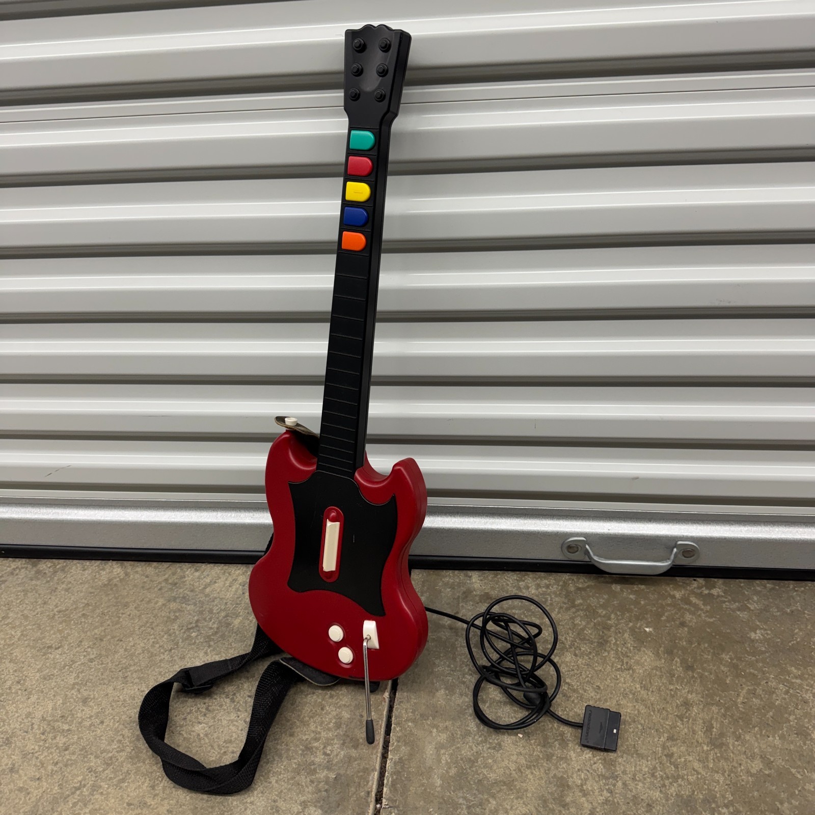 Guitar Hero RedOctane Gibson SG Wired Controller PS2 PlayStation 2 Tested Works