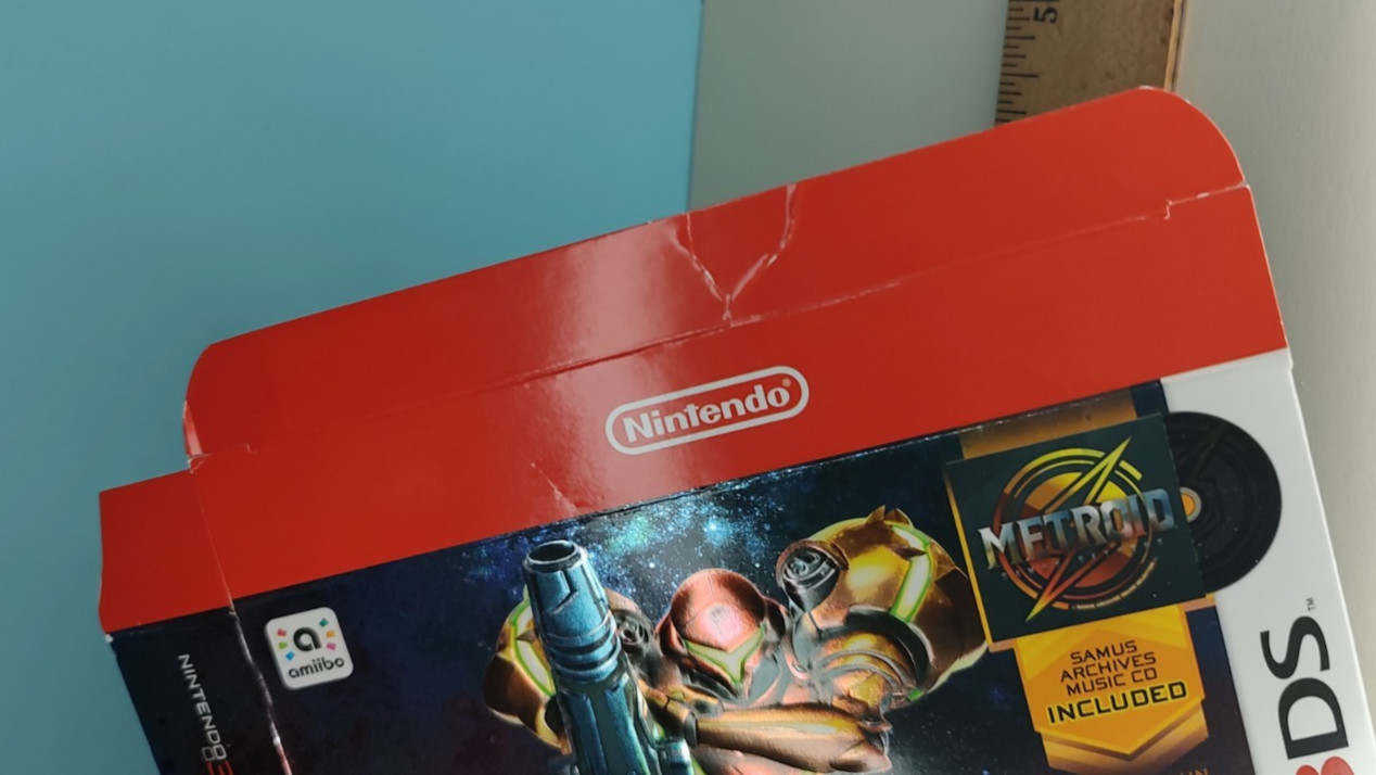 OUTER BIG BOX ONLY Metroid: Samus Returns Special Edition Nintendo 3DS 2017 USED