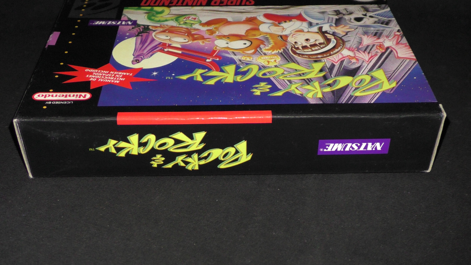 Pocky & Rocky [Box Only] Super Nintendo SNES Natsume NES And An