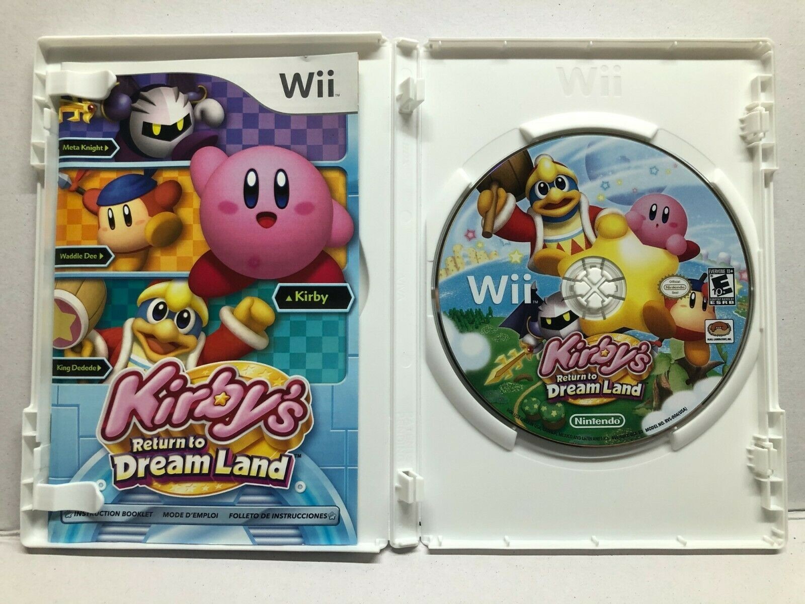 Kirby’s Return to Dream Land (Nintendo Wii, 2011) Complete – Tested – Free Ship