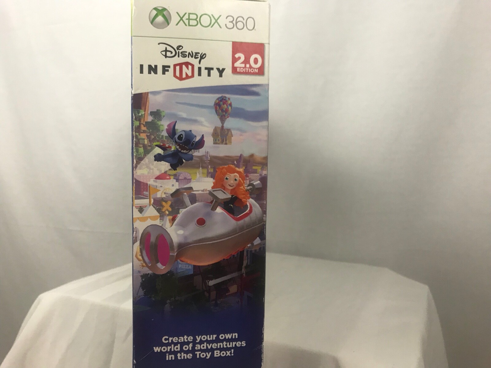 Disney Infinity 2.0 Toy Box Starter Pack XBOX 360 Brave Merida & Stitch Bundle