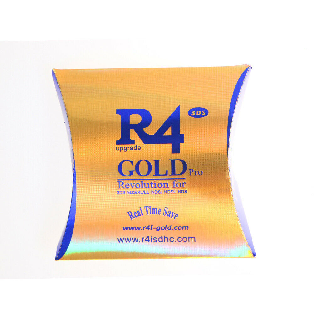 2023 Version R4 R4i Gold SDHC For DS/3DS/2DS/ Revolution Cartridge+USB Adapter