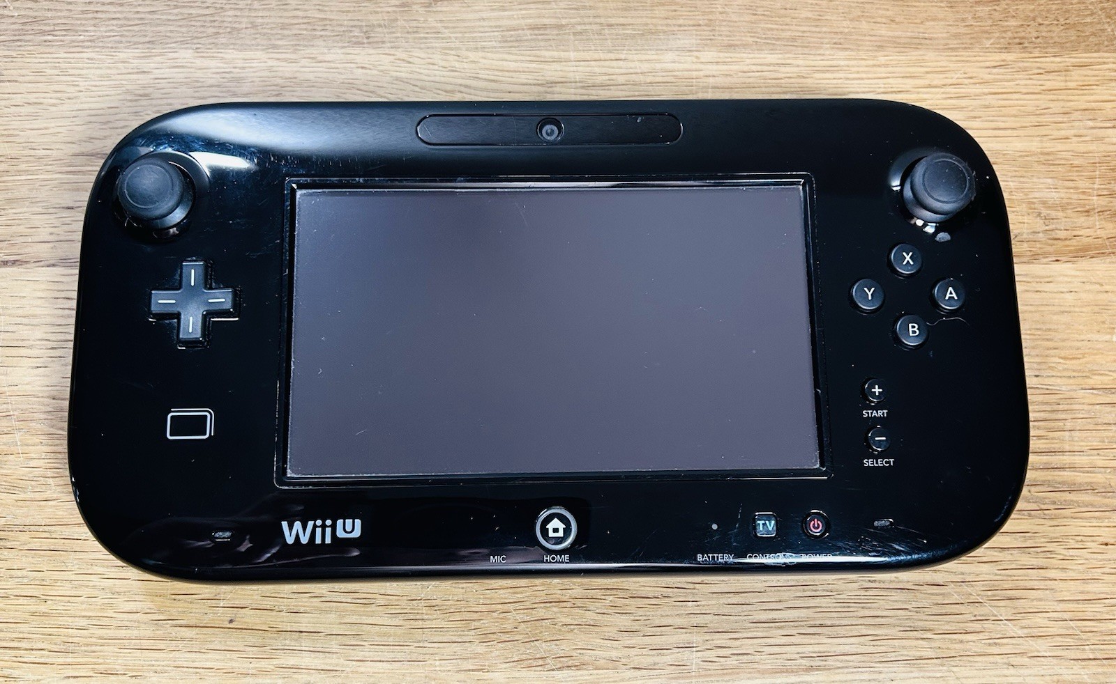 Nintendo Wii U Wireless GamePad Controller Black WUP-010(USA)