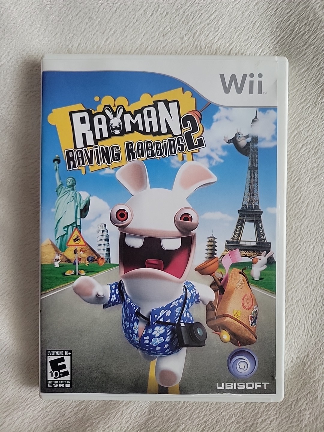 Rayman Raving Rabbids 2 & Rabbids Go Home – Lot Of 2 Nintendo Wii Games