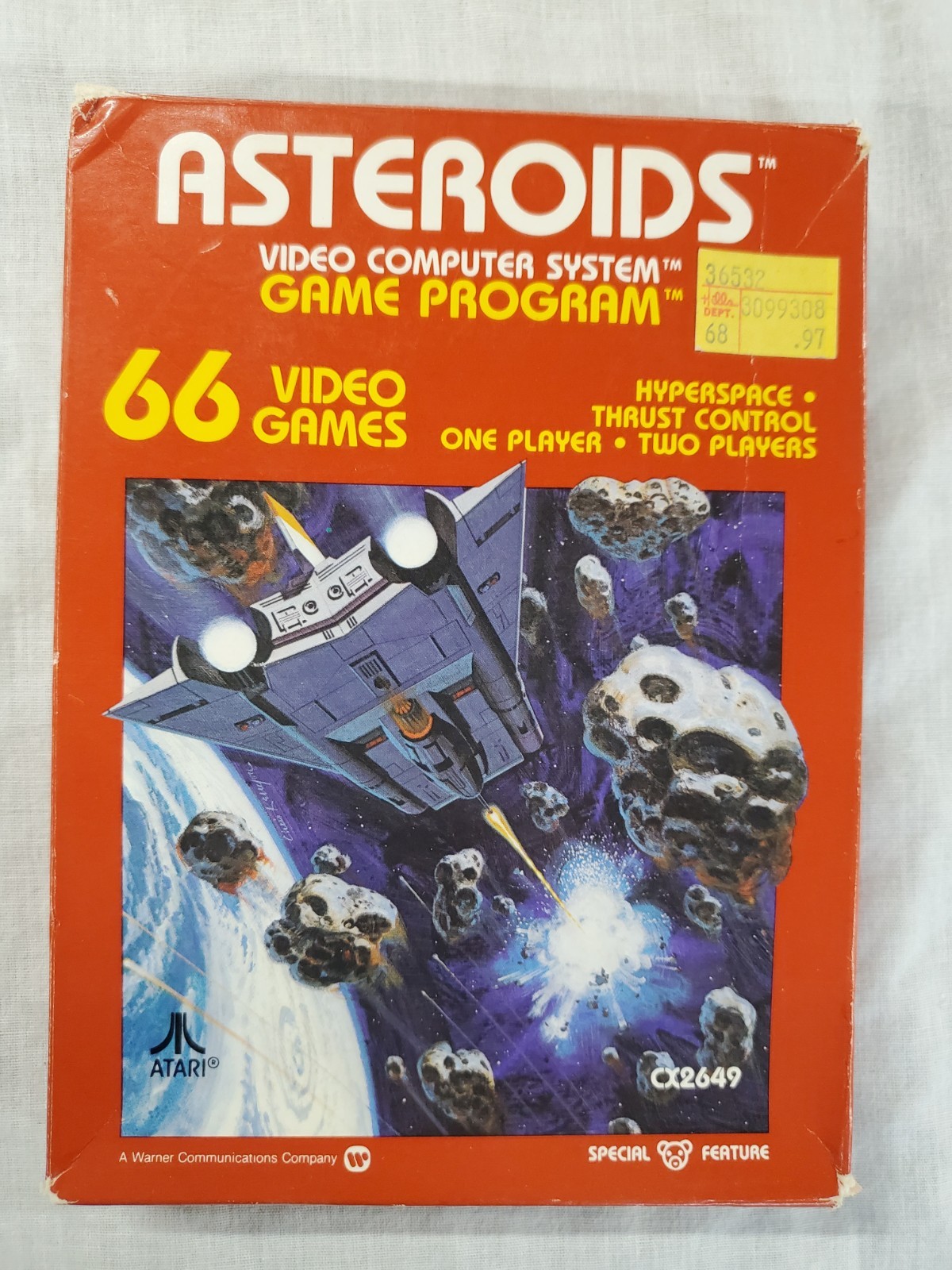 Atari 2600 Asteroids CIB Complete In Box (B015)