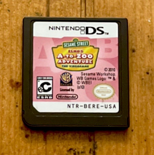Warner Bros. Sesame Street Elmo’s A-To-Zoo Nintendo DS Educational EC NTSC Manu…