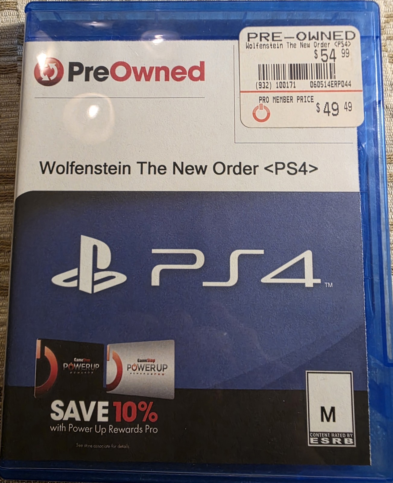 Lot Of 2 PlayStation 4 Games Wolfenstein Series Working tested