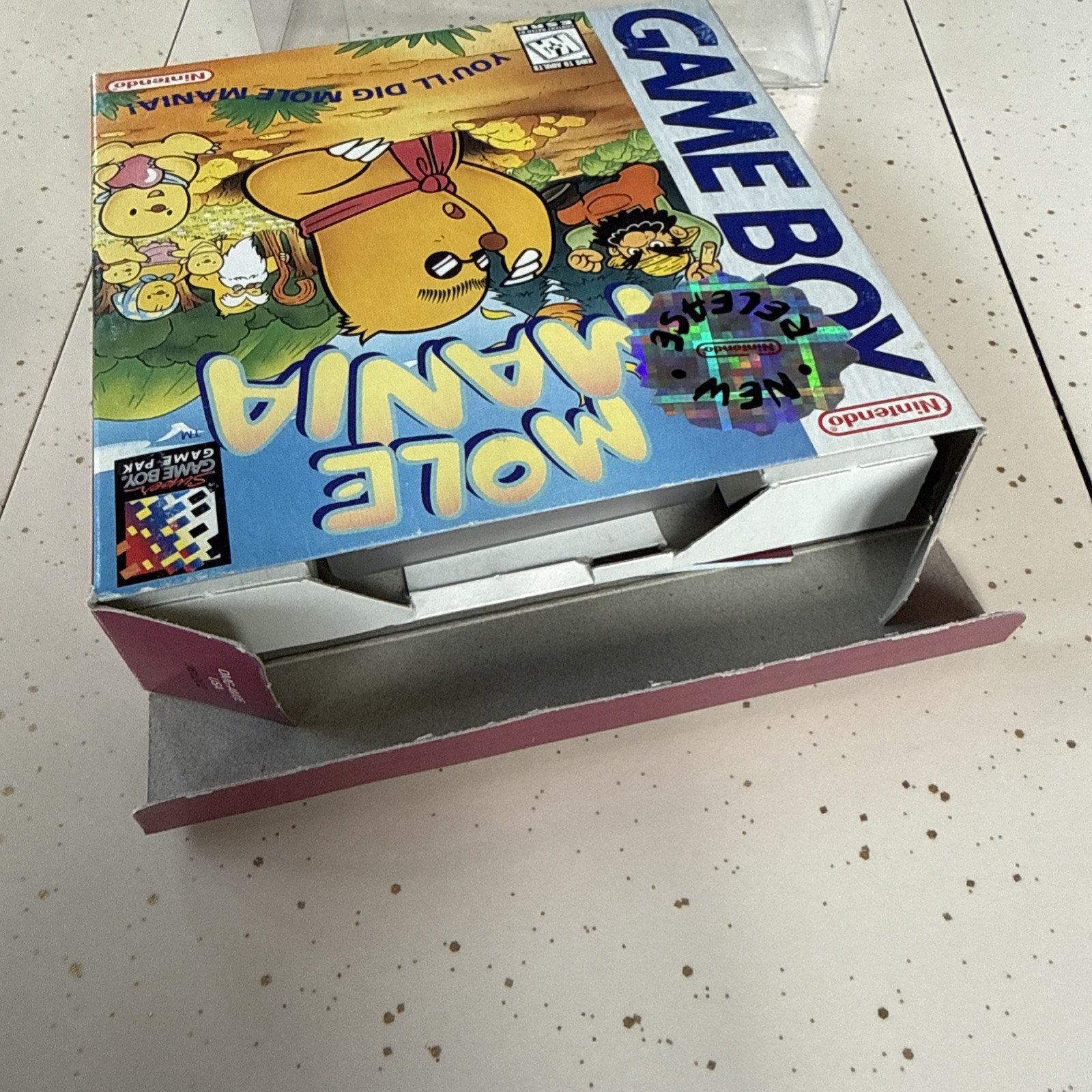 Mole Mania (Nintendo Gameboy Game Boy) Complete CIB excellent