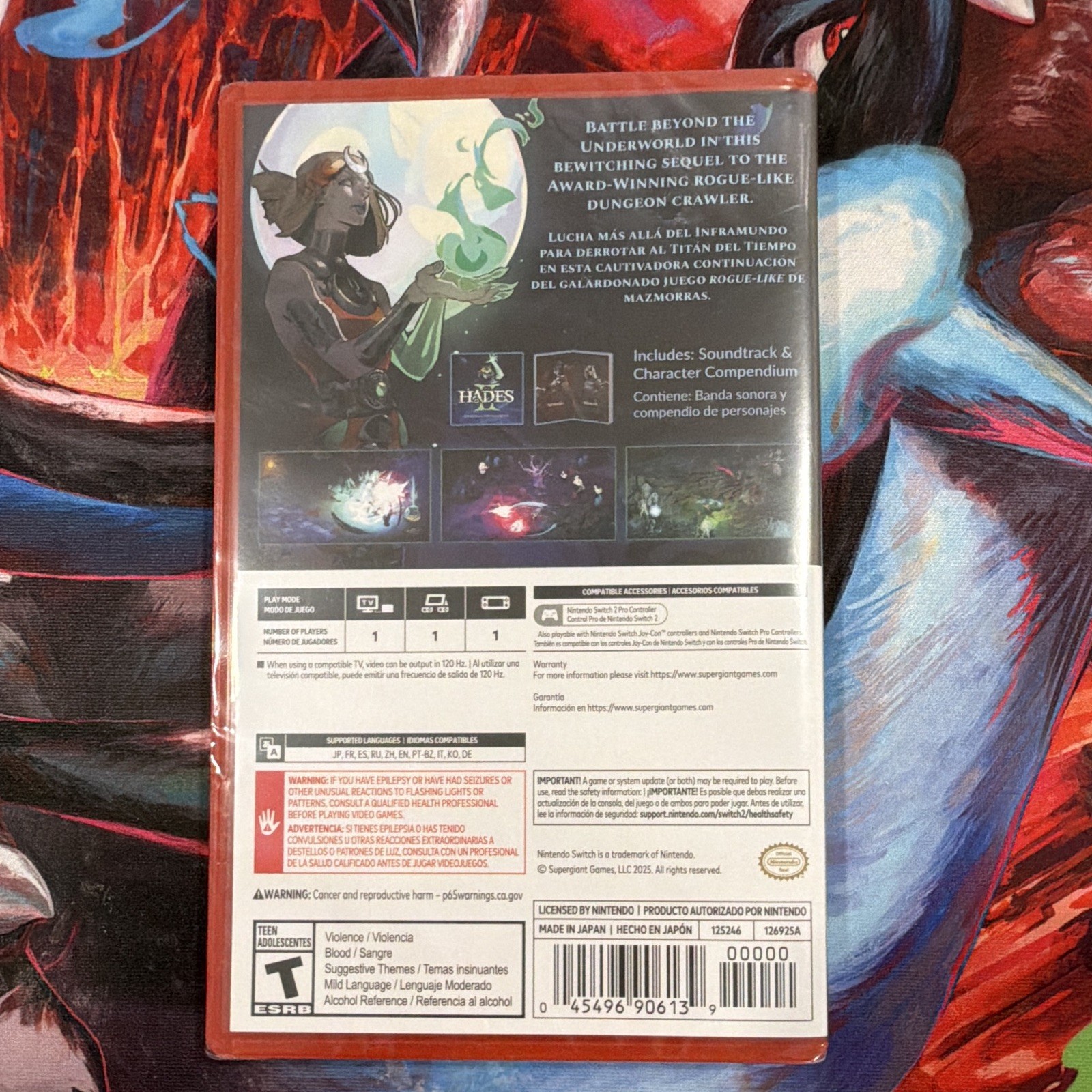 Hades Nintendo Switch 2 – T Teen – NTSC-U/C (US/Canada) – Nintendo