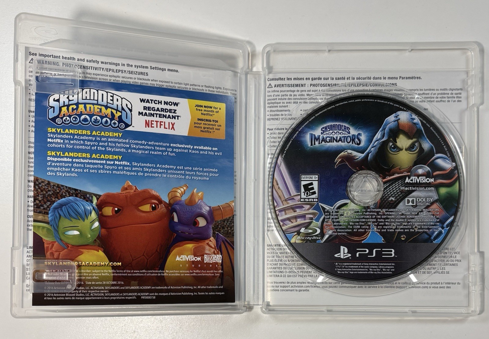 Skylanders Imaginators (Sony PlayStation 3 PS3, 2016) GAME ONLY! – TESTED WORKS