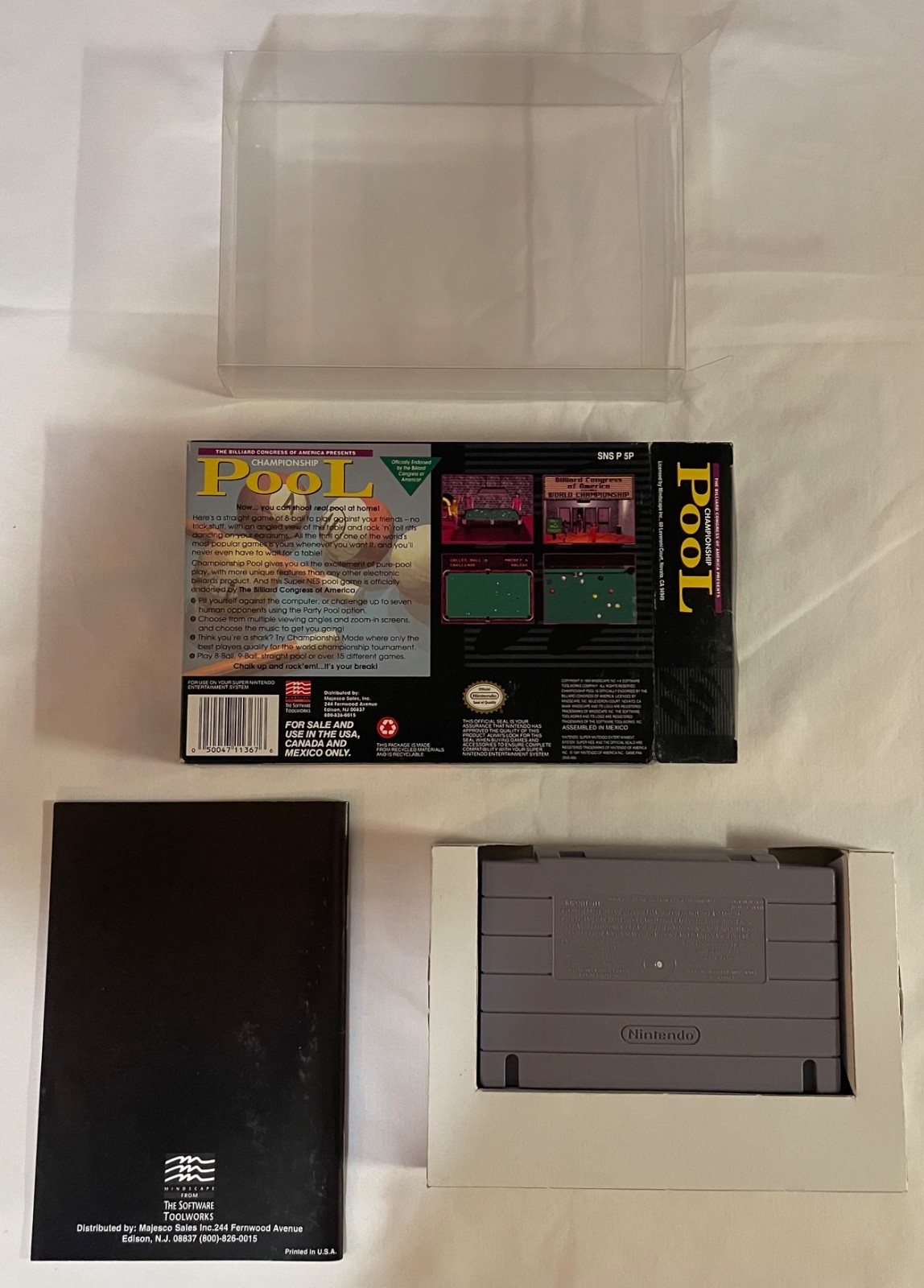 Super Nintendo System CIB Bundle / SuperScope 6 CIB / 68 in 1 SNES Game BrandNew