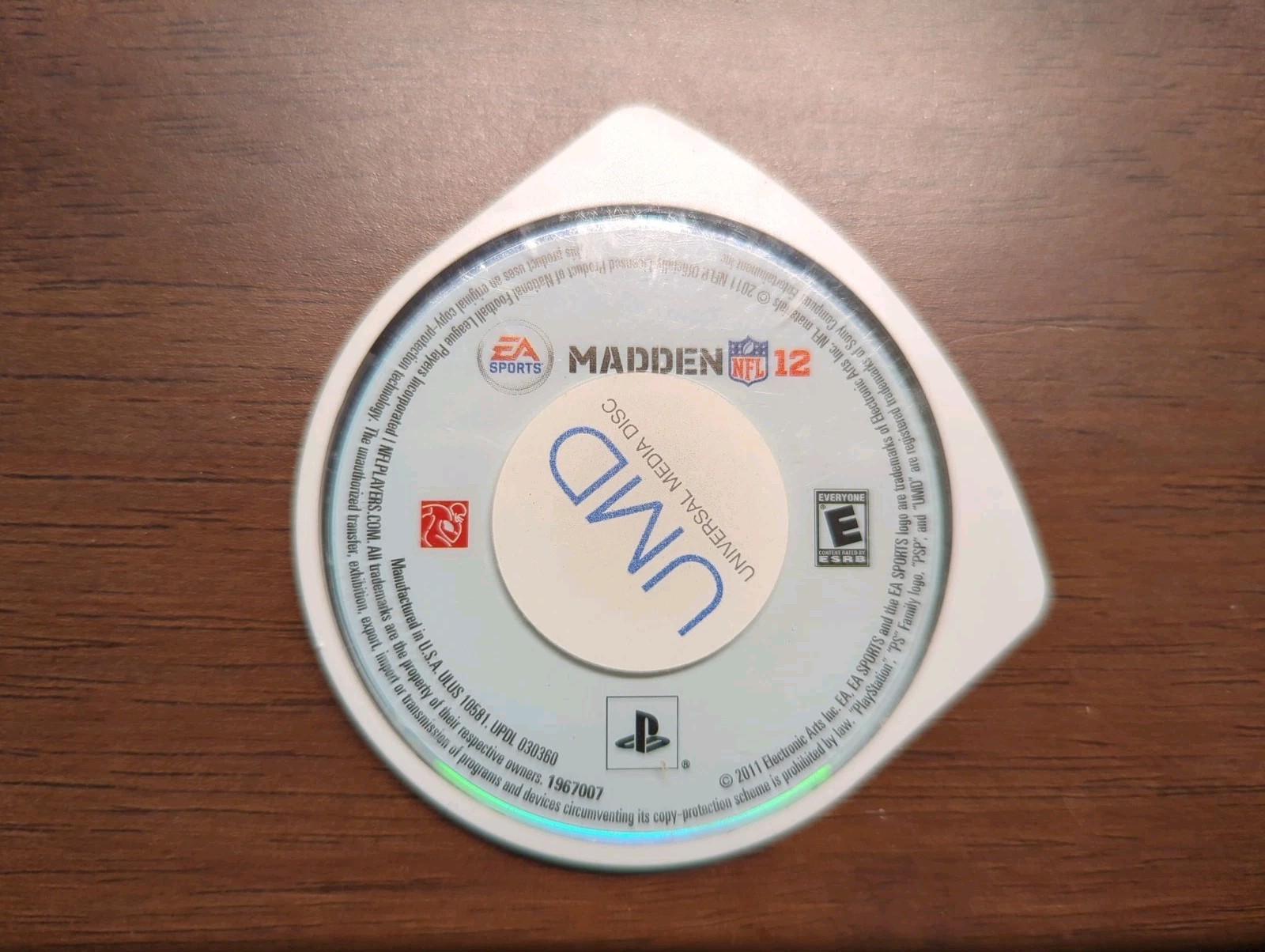 Madden NFL 12 PSP loose