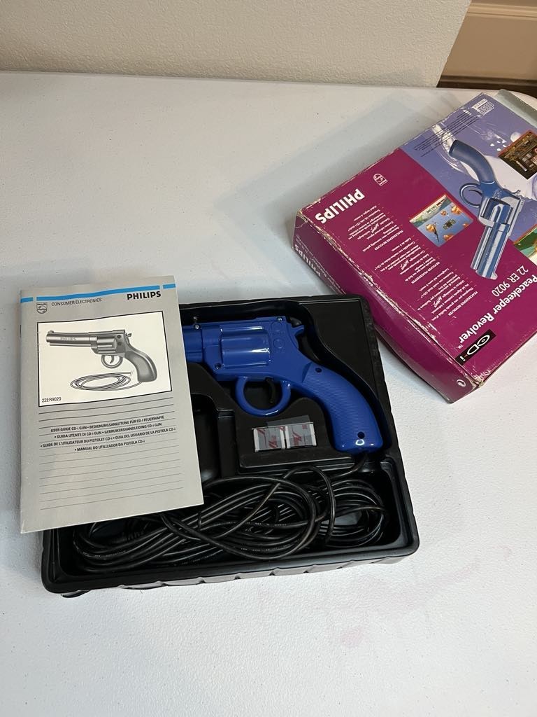 Philips CDi Peacekeeper Revolver New In Box for Mad Dog McCree Etc Not Included
