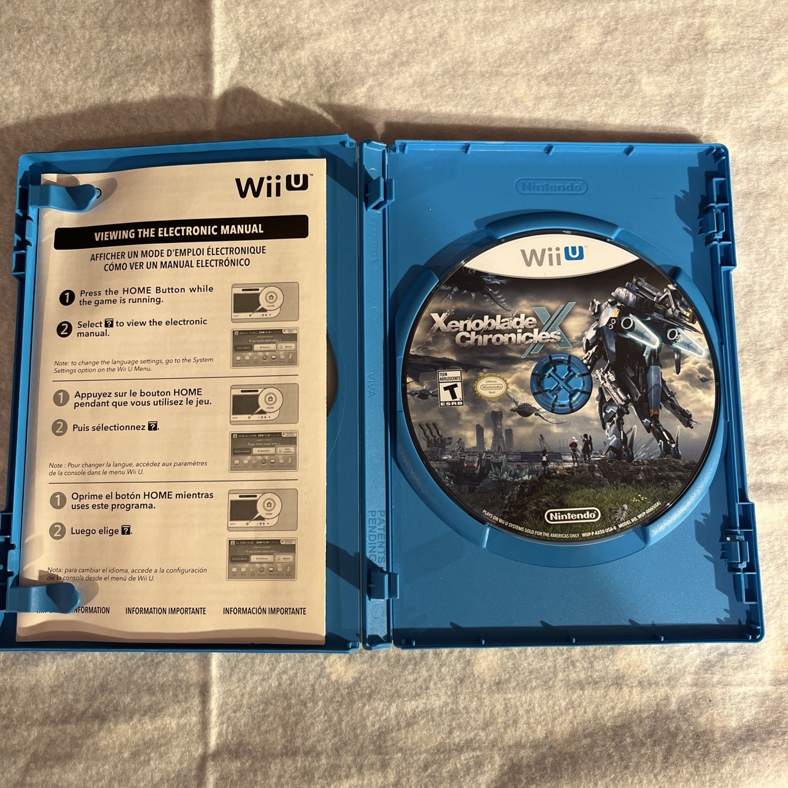 Xenoblade Chronicles X (Nintendo Wii U) Complete CIB – Tested – Authentic