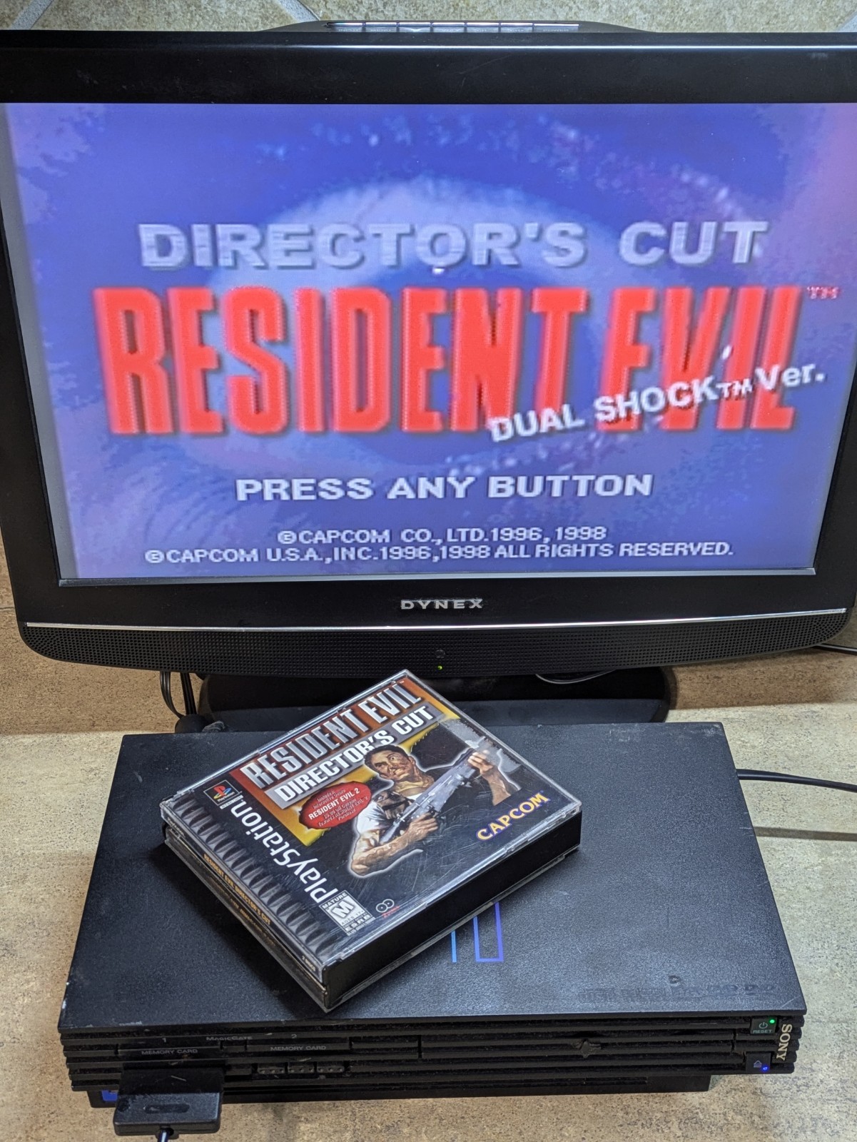 Resident Evil Director’s Cut PSX PS1 PlayStation 1 Tested See Pics