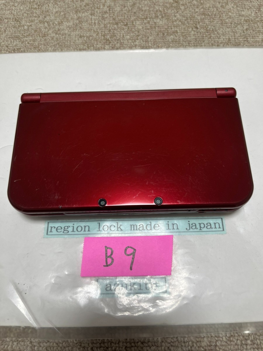 New 3DS LL XL Metalic red Japan Nintendo Console region Japanese B9