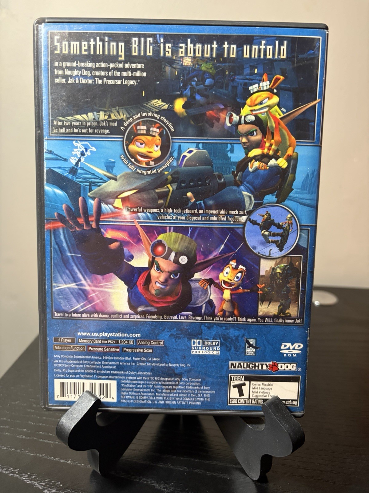 Jak II Sony PS2 PlayStation 2 Authentic Tested & Working