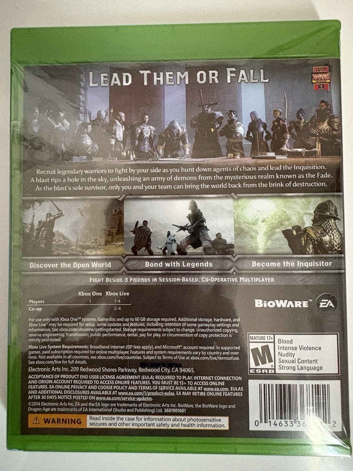Dragon Age: Inquisition Dragon Age Series Xbox One M 2014 Action RPG Online