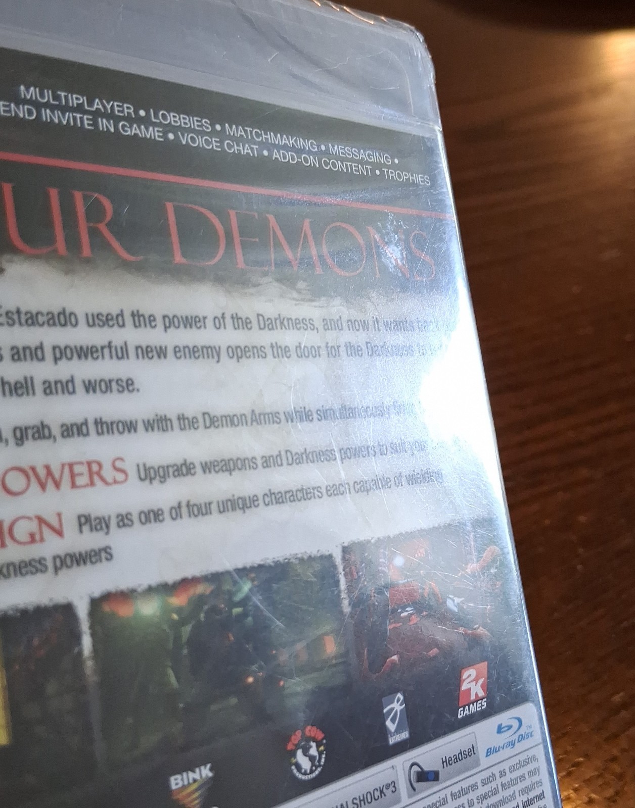 The Darkness II 2 for PlayStation 3 NEW SEALED Rare US Printing See Pics/Descrip