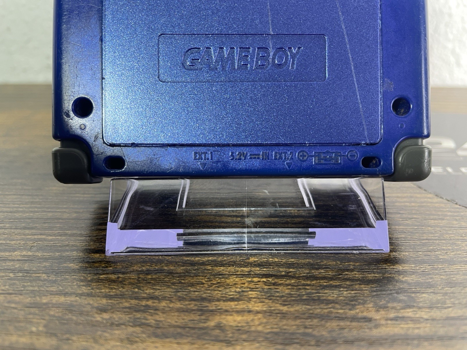 Gameboy Advance SP 001 Nintendo Cobalt Blue Advance Handheld TESTED READ DEFECT