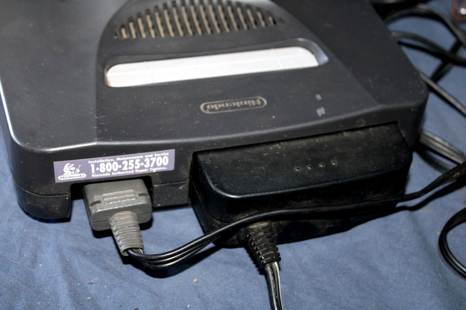 Nintendo 64 N64 Console Atomic Purple OEM Controllers Memory Expansion WORKS
