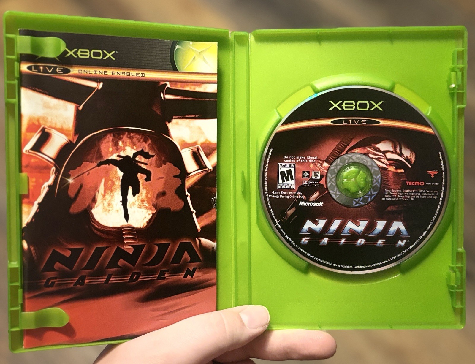 Ninja Gaiden Microsoft Xbox (2004) CIB (TESTED AND WORKING)