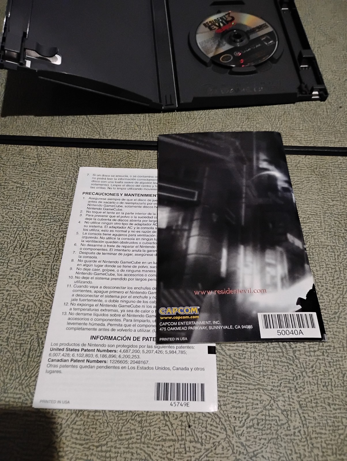 Resident Evil 3 Nemesis GameCube CIB