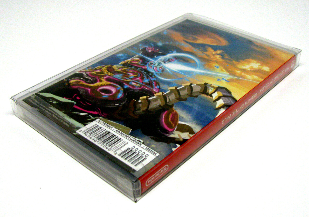 CLEAR PROTECTIVE BOX PROTECTOR FIT FOR NINTENDO SWITCH PLASTIC STEELBOOK GAMES