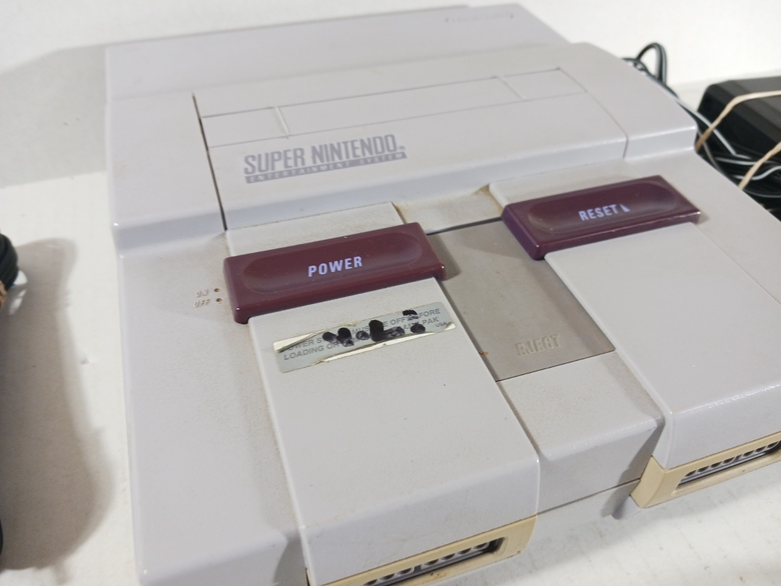 SNES Starter Set Super Nintendo Mario World Lot Fully Tested Saves Cords