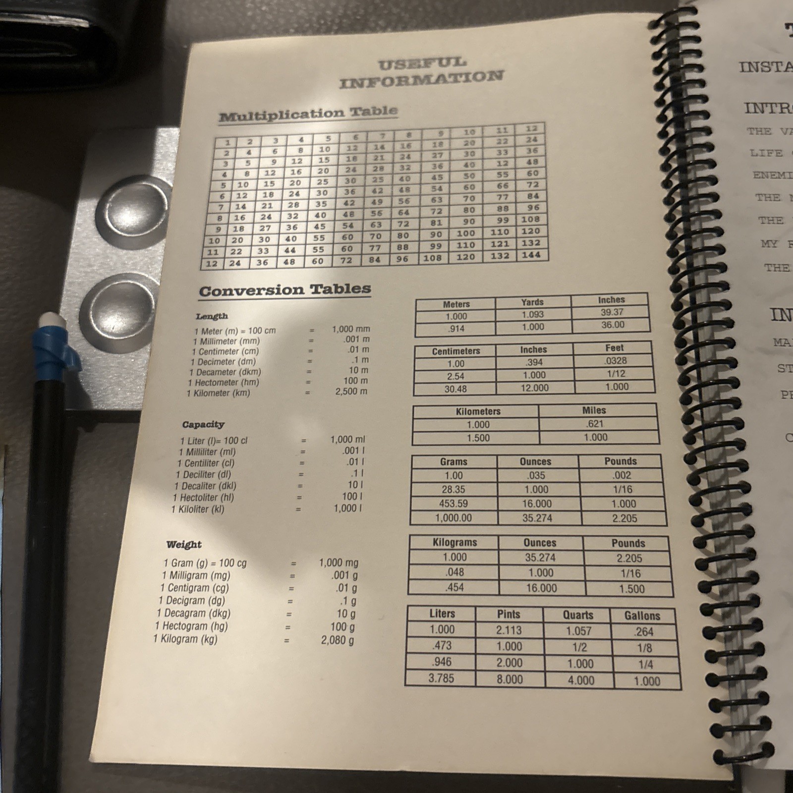 Vintage Vault Tec Lab Journal Game Manual Only