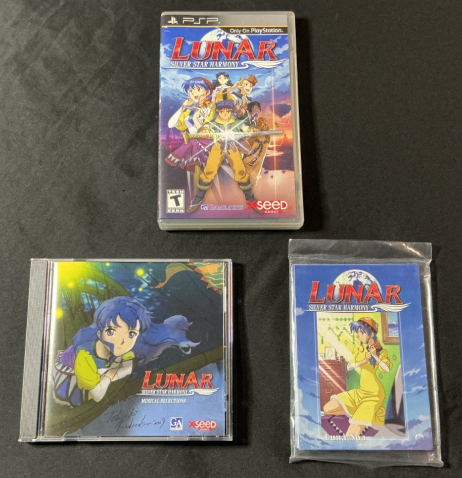 **PSP Lunar: Silver Star Harmony Limited Edition-Free Shipping **