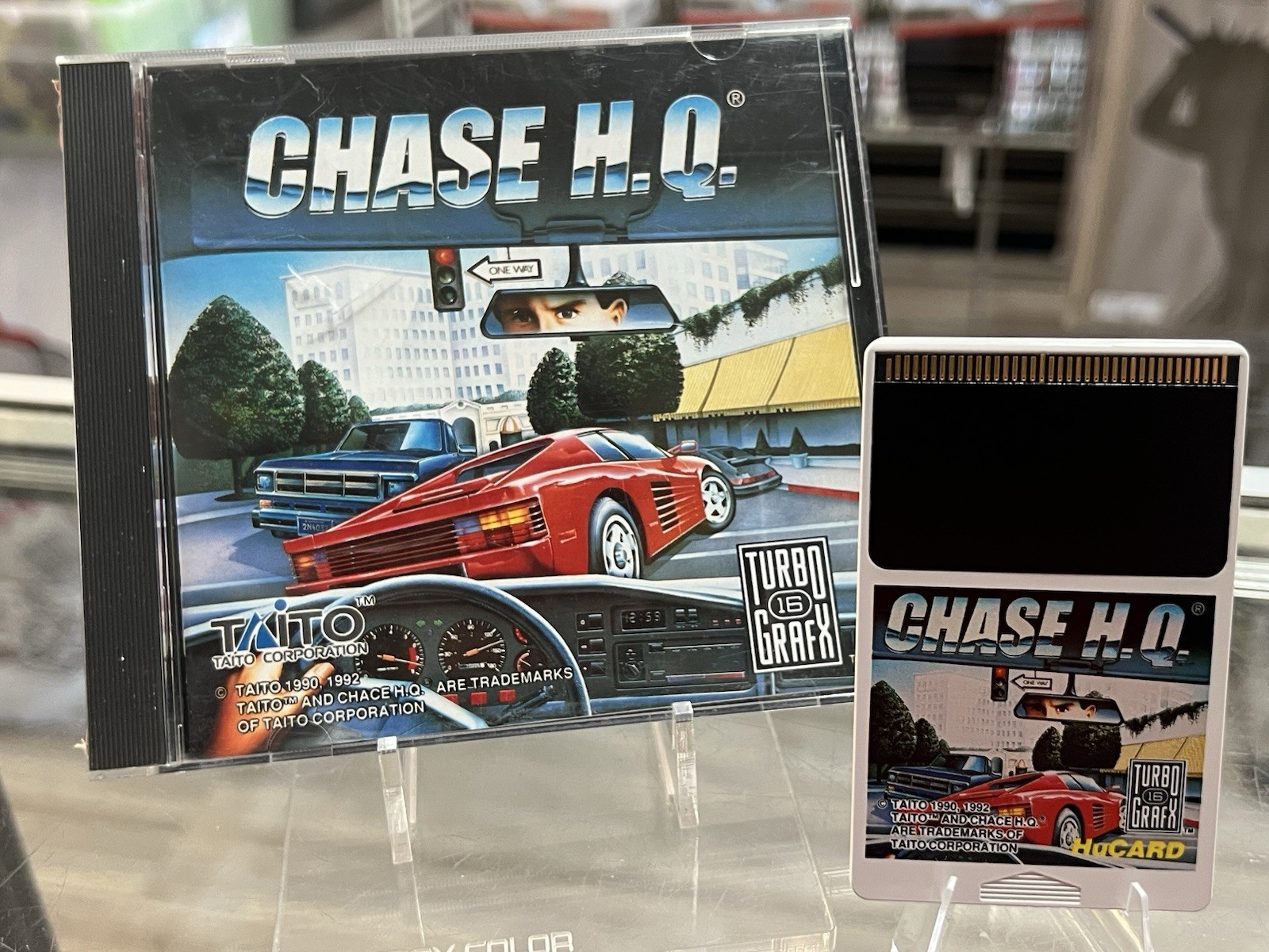 Chase HQ (NEC TurboGrafx 16) Game & Manual