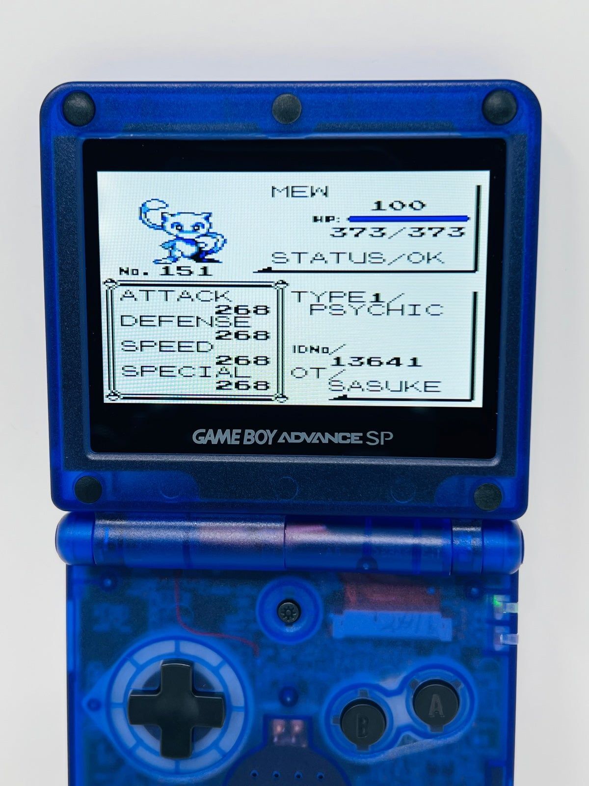 Ultimate Pokémon Blue GBC – All Pokémon (Legal), Max Items, New Save Battery