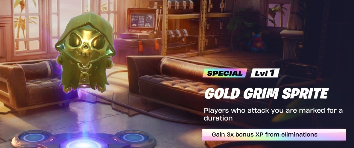 Battle Royale Special Gold Grim Sprite