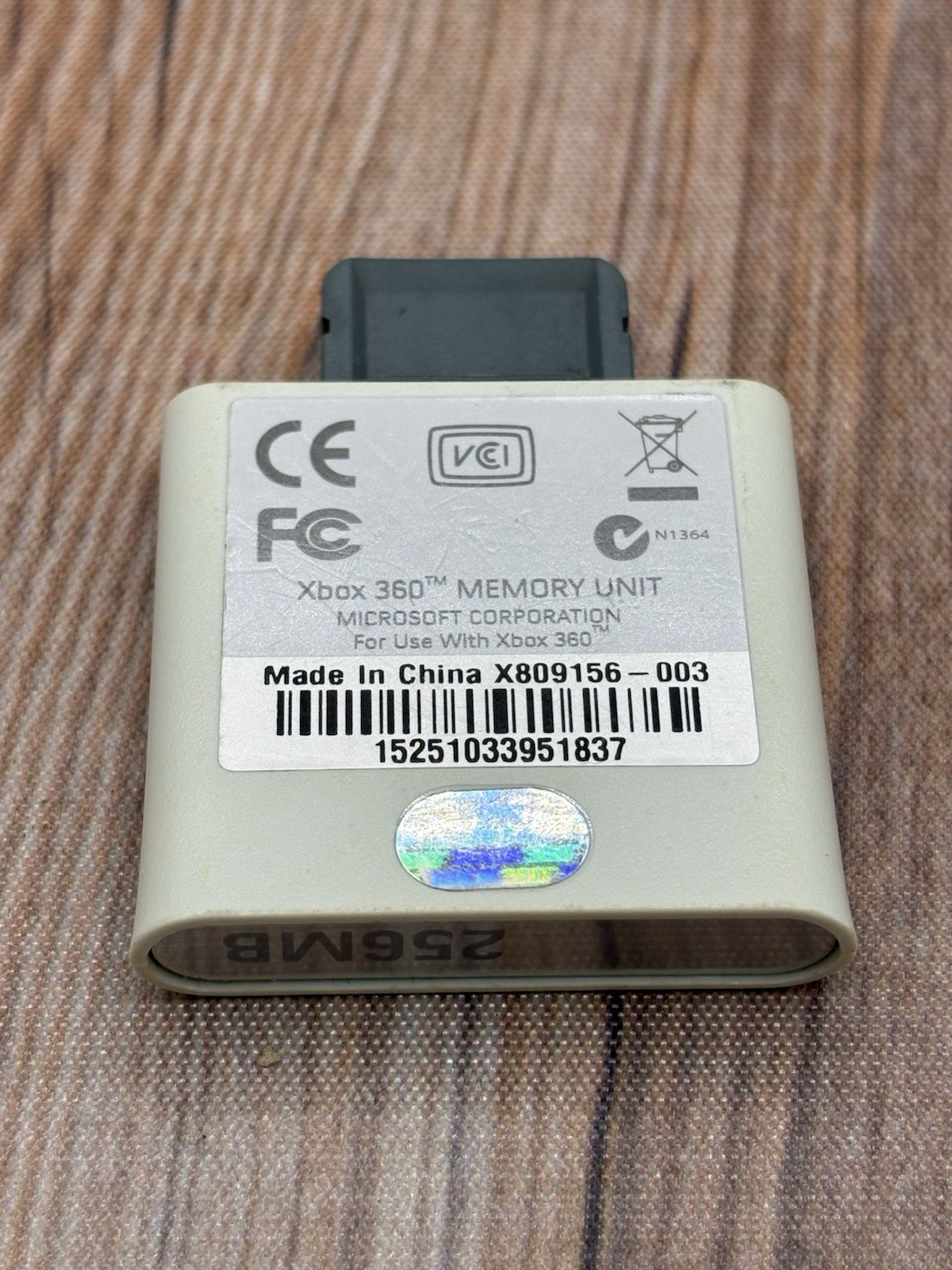 Microsoft Xbox 360 256MB White Memory Unit Card X809156-003 OEM Authentic