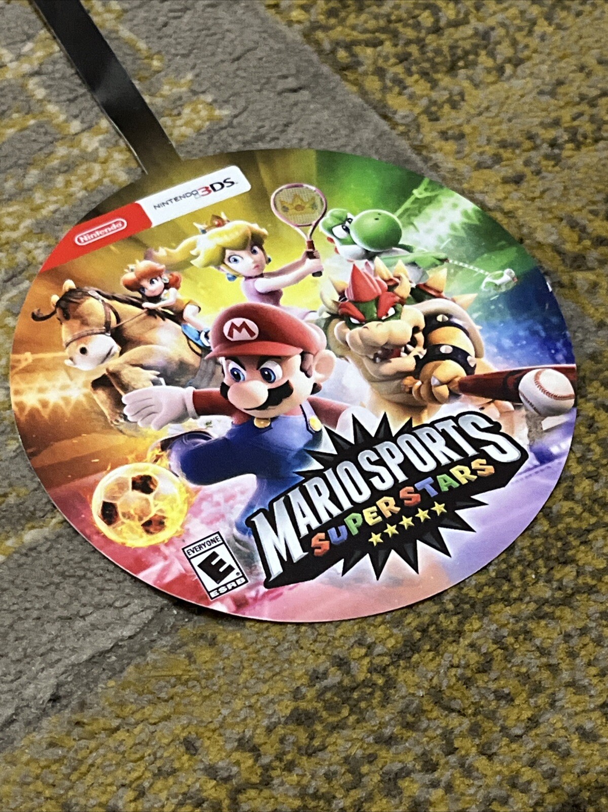 Mario Sports Superstars (Nintendo 3DS, 2017) Retail Store Display Hanger, New